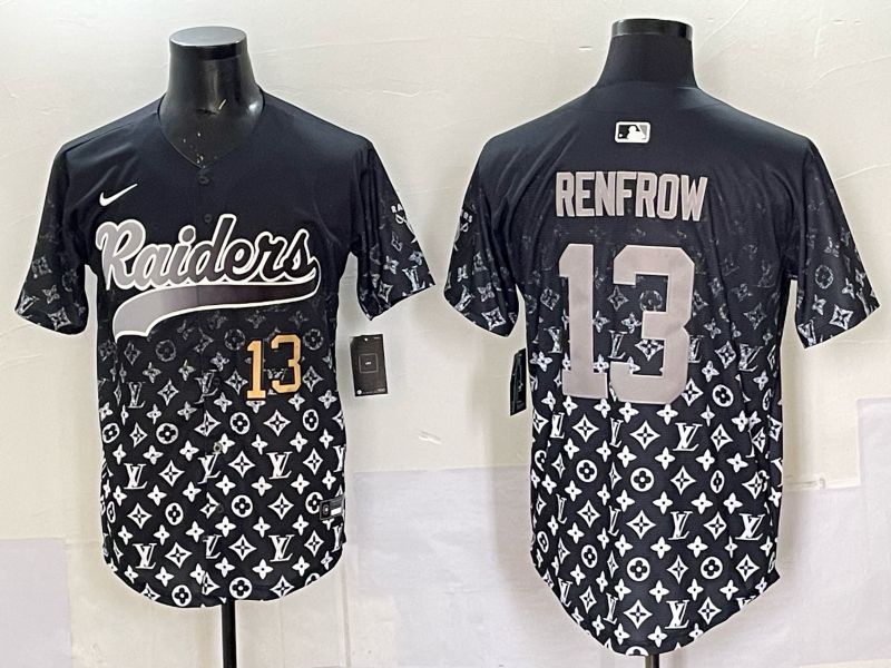 Men 2025 Oakland Raiders #13 Renfrow black Nike Limited NFL Jersey style 035